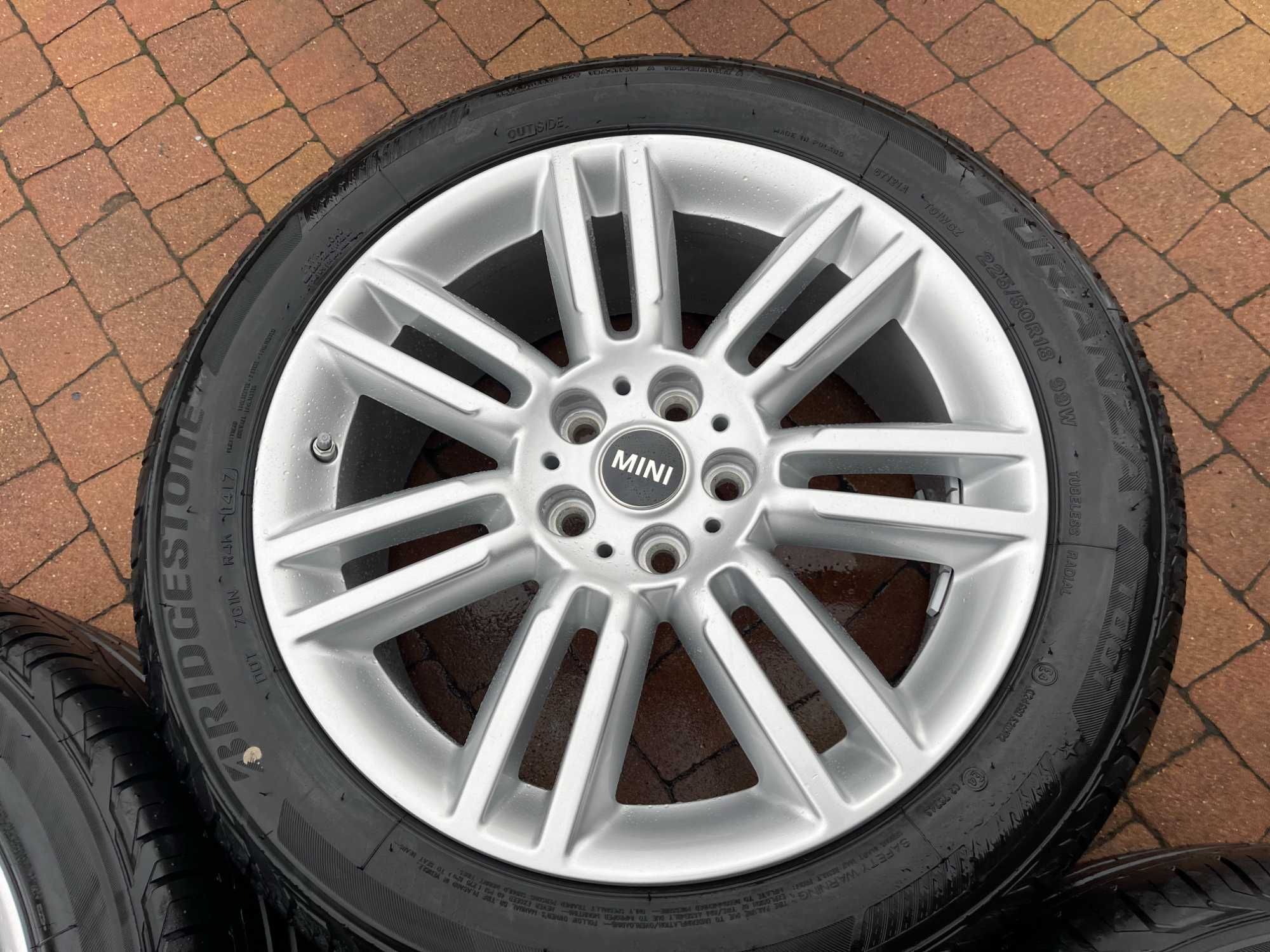 3596. Alufelgi 18" Mini Clubman BMW oryginał 7.5J ET51 5x112 jak nowe