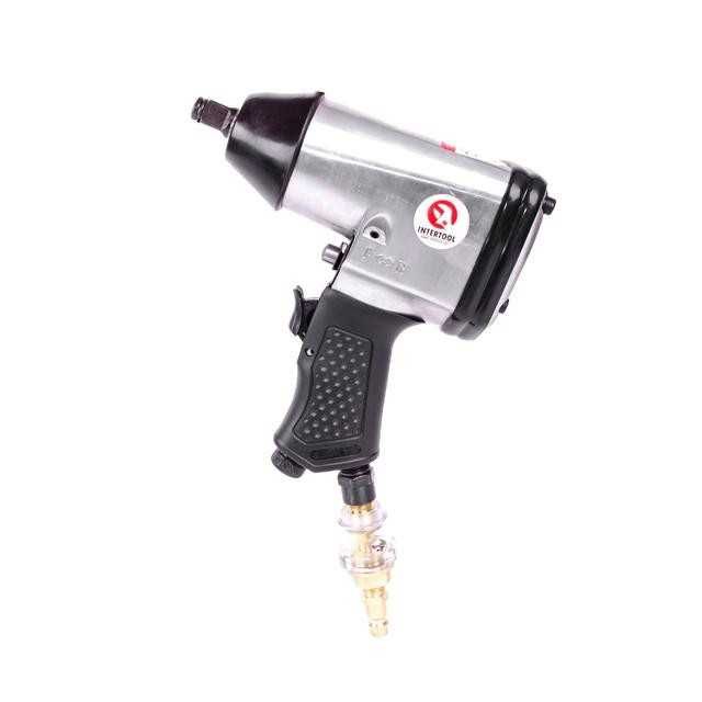 Гайковерт пневматический в чемодане + набор головок 17ед, 1/2" PT-1101