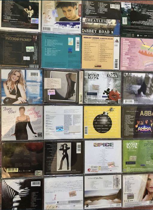 Компакт CD-диски лицензионные (не царапанные)