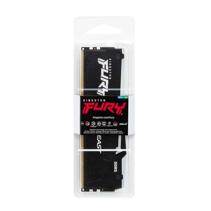 Модуль пам'яті Kingston Fury Beast DDR5 16GB 5200MHz CL40 RGB IntelXMP