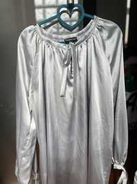 Jedwabna bluzka - sukienka