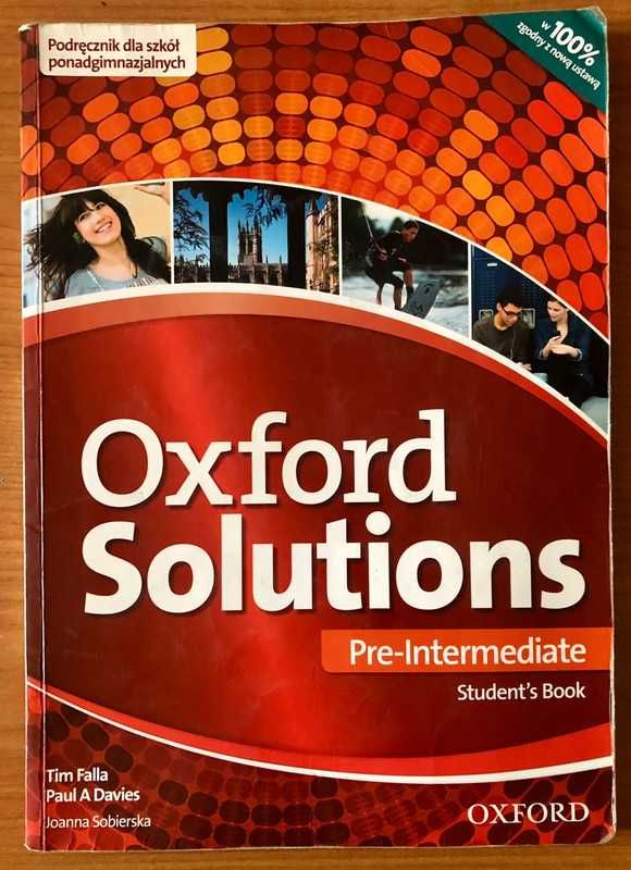 Podręcznik do języka angielskiego ,,Oxford Solutions Pre-Intermediate"