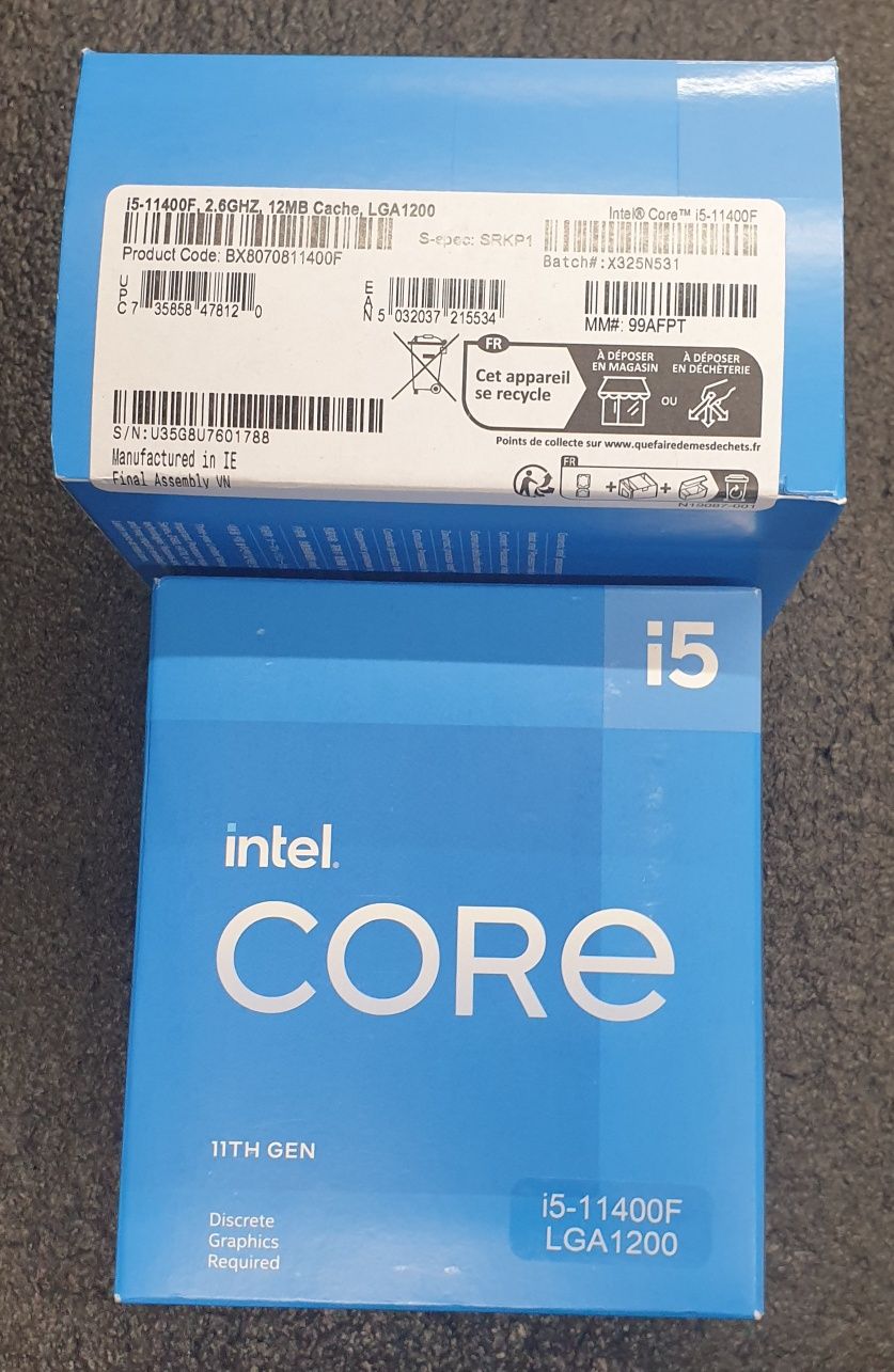 Процессор Intel Core i5-11400F s1200 BOX