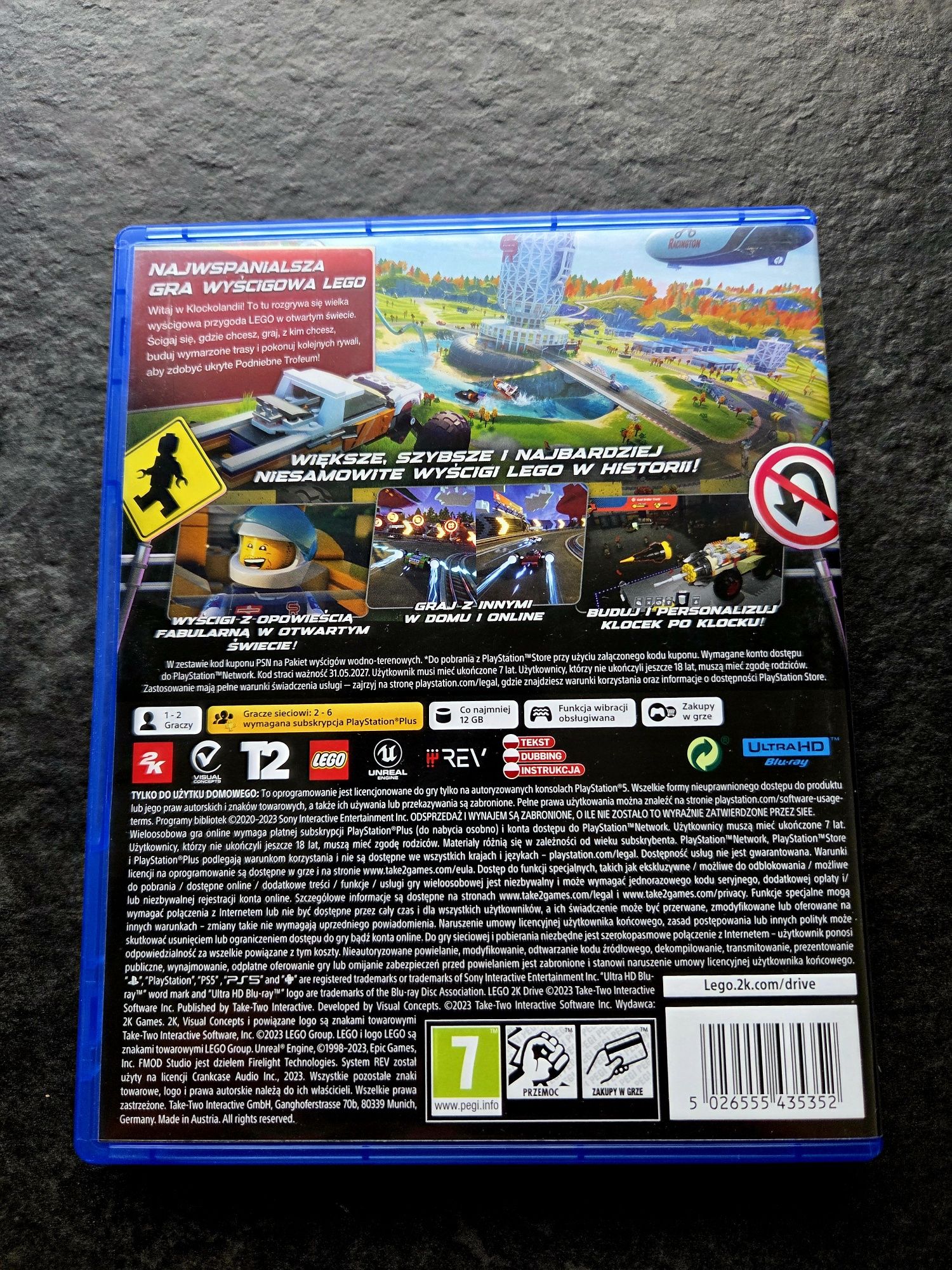 Lego 2K Drive na PS5. Polski dubbing.