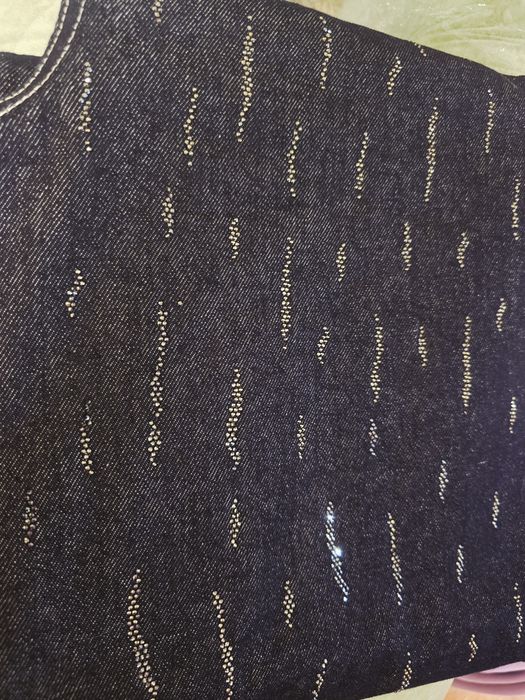 Джинсы палаццо з камінням