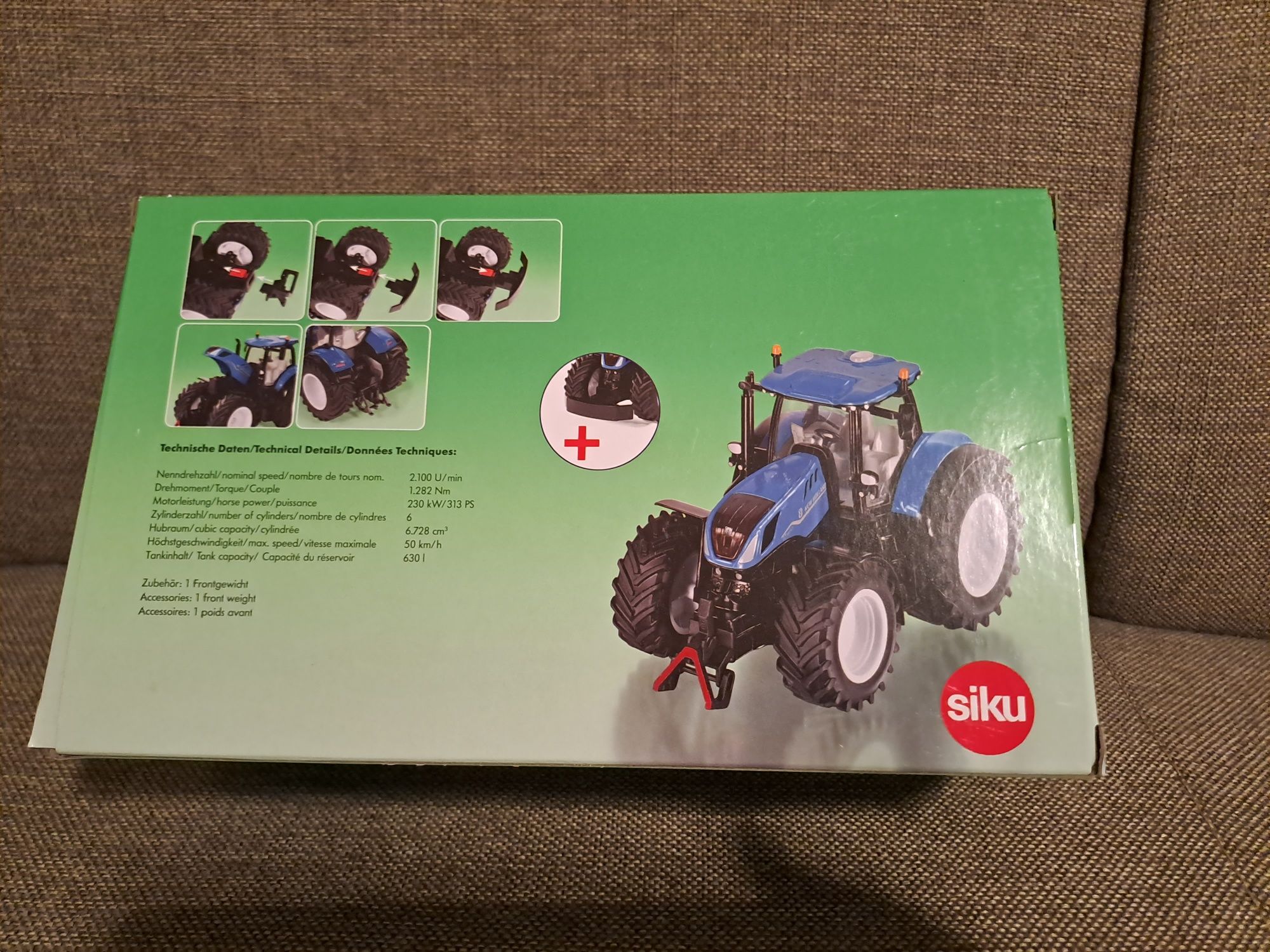 Traktor Siku model 3291 New Holland nowy okazja na prezent