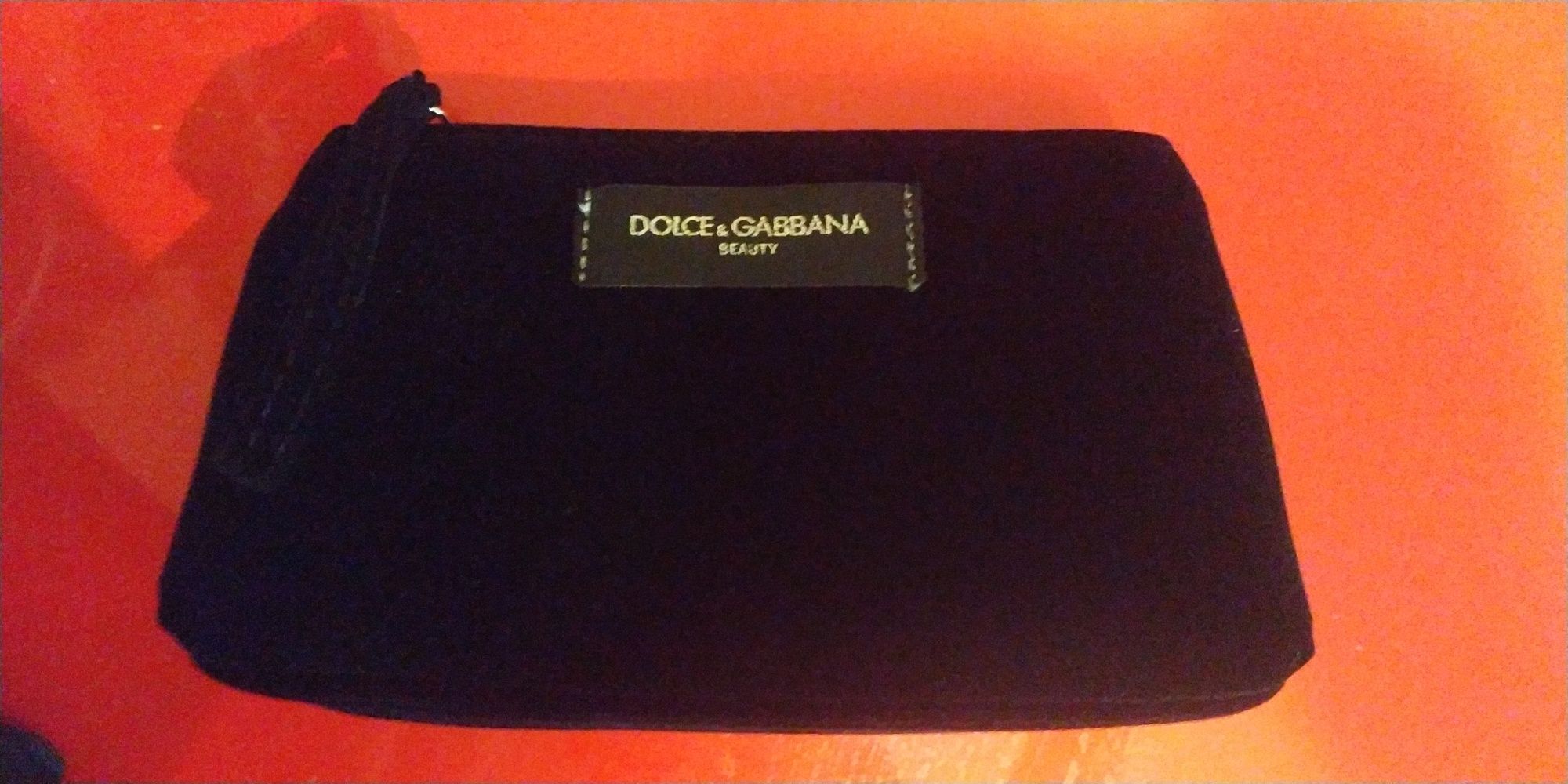 Dolce &Gabbana BEAUTY kosmetyczka makeup czarna kosmetyki