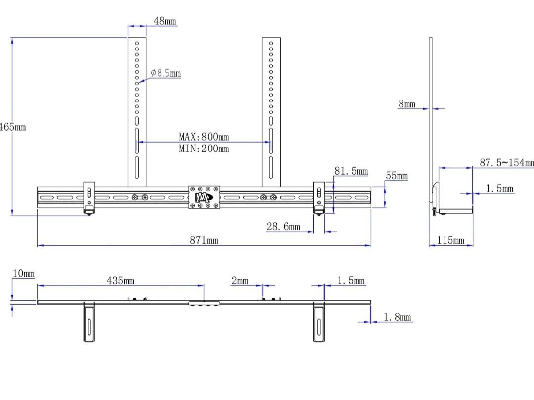 Mounting Dream Uniwersalny wspornik soundbar