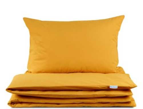 Pościel Komplet Poszewki 50 x 75cm 230 x 220cm z Mikrofibry  Musztarda
