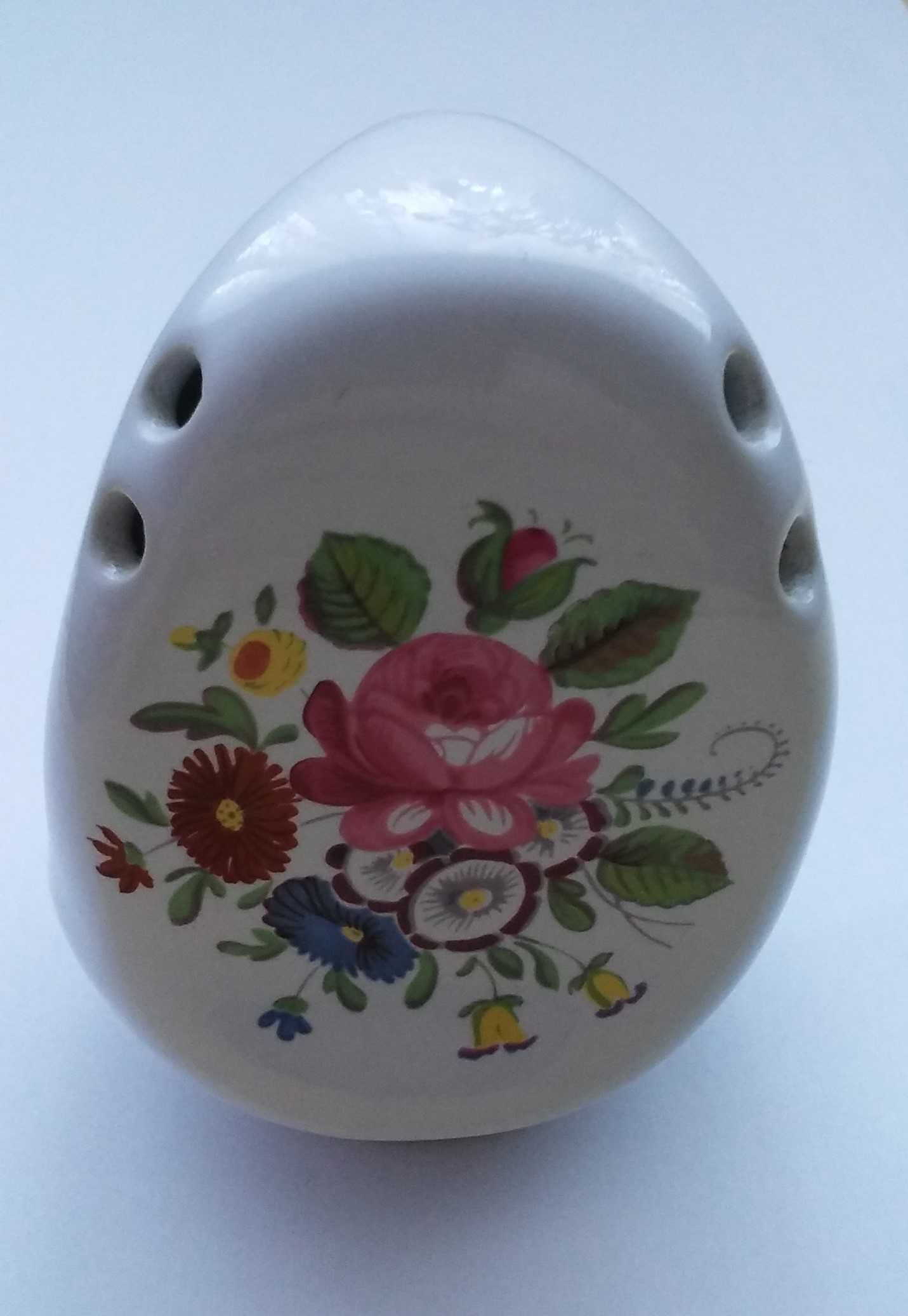 Solniczka pieprzniczka dla kolekcjonera,porcelana,kwiatki,vintage,duża