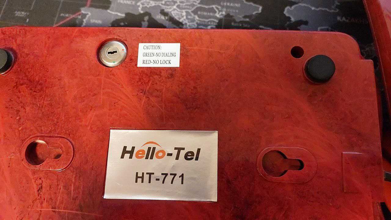 Телефонний апарат Hello-Tel НТ-771 та телефонні дроти б/в