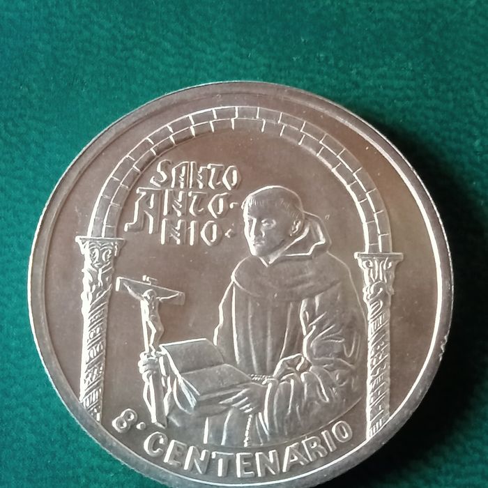 Moeda 500 escudos  Prata Sto Antonio