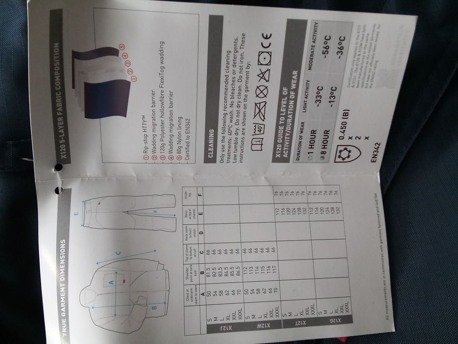 Flexitog spodnie zimowe robocze rozmiar L