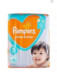 Підгузники pampers sleep and play 5, active baby 3 підгузки