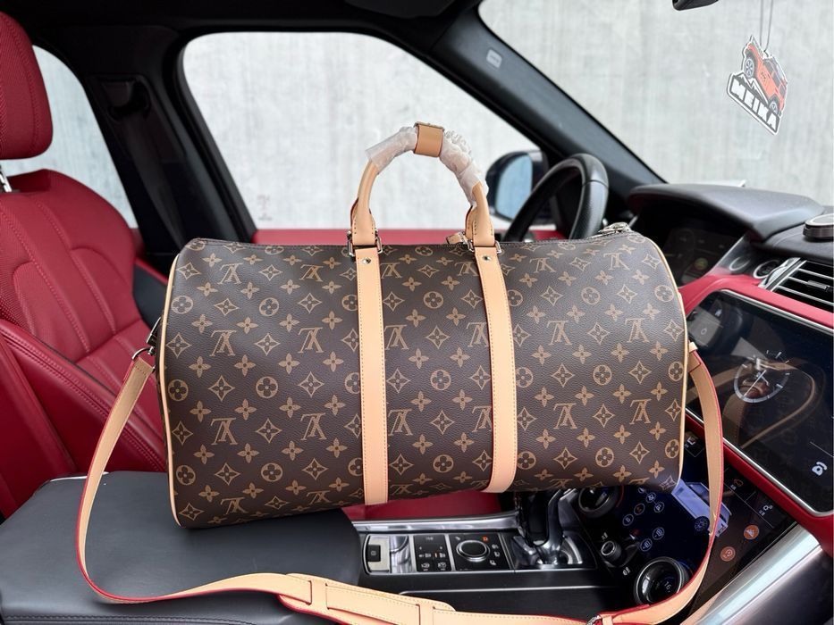 Сумка Louis Vuitton Keepall мужская коричневая  коричневая женская