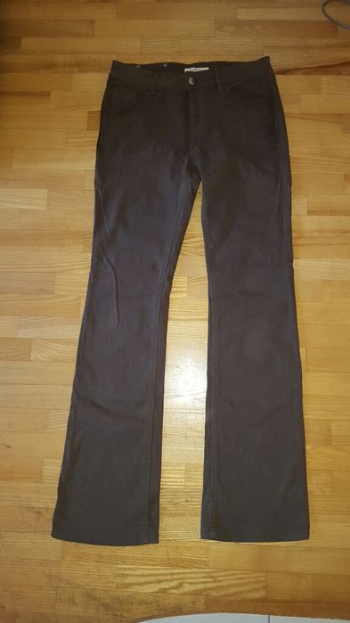 Spodnie CAMAIEU 38 nowe dżinsy oliwkowe brązowe