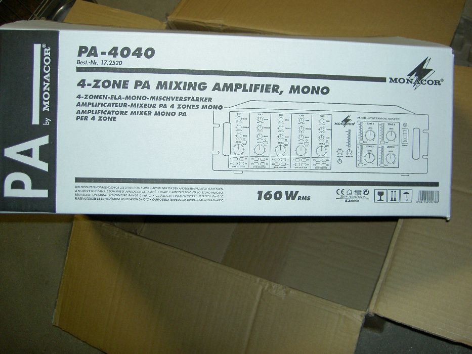 Wzmacniacz Monacor PA-4040
