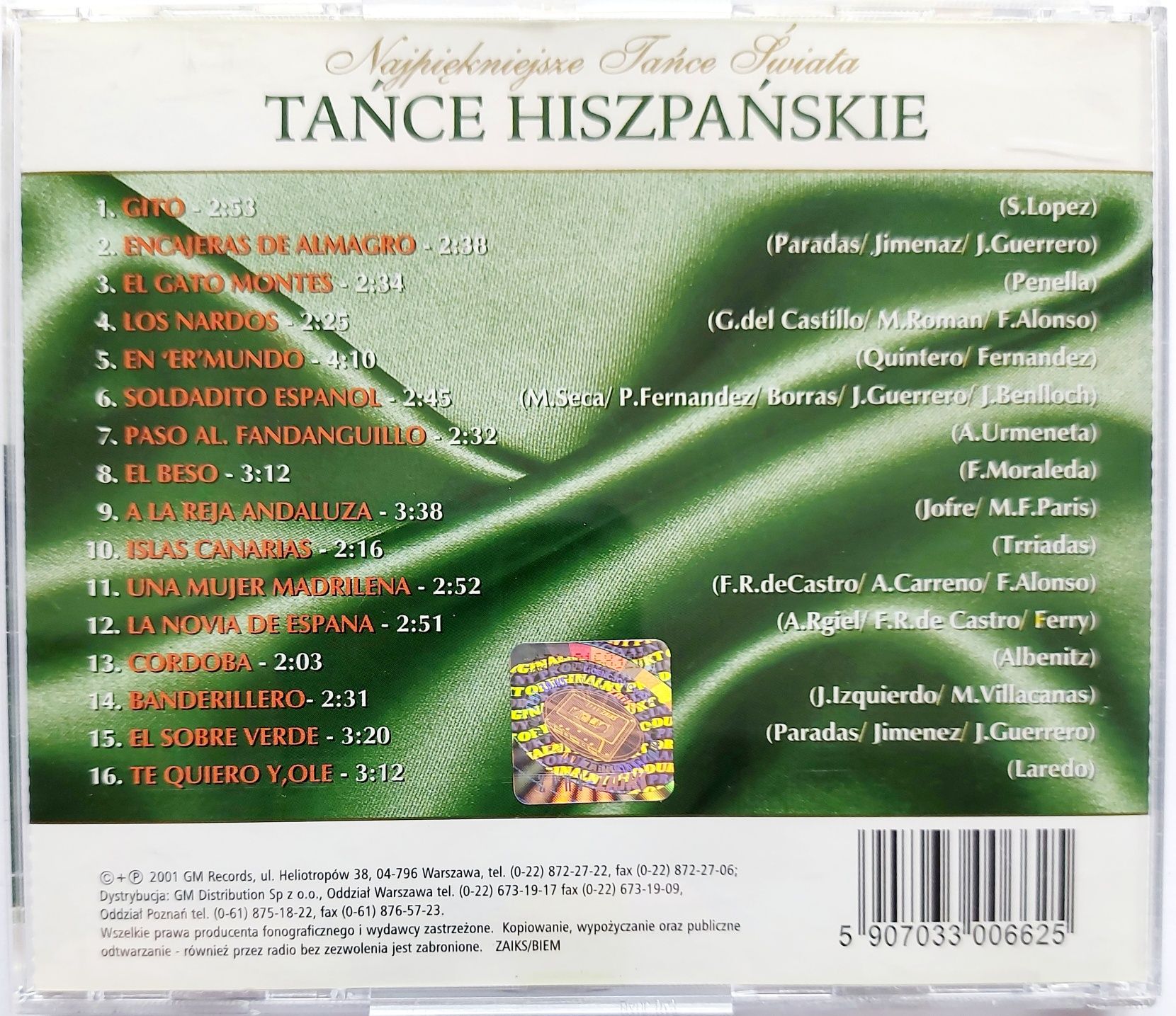 Tańce Hiszpańskie 2001r