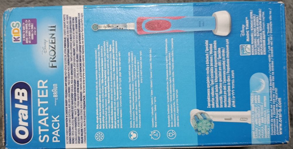 Szczoteczka Oral-B Braun Frozen dla dzieci Pro 103