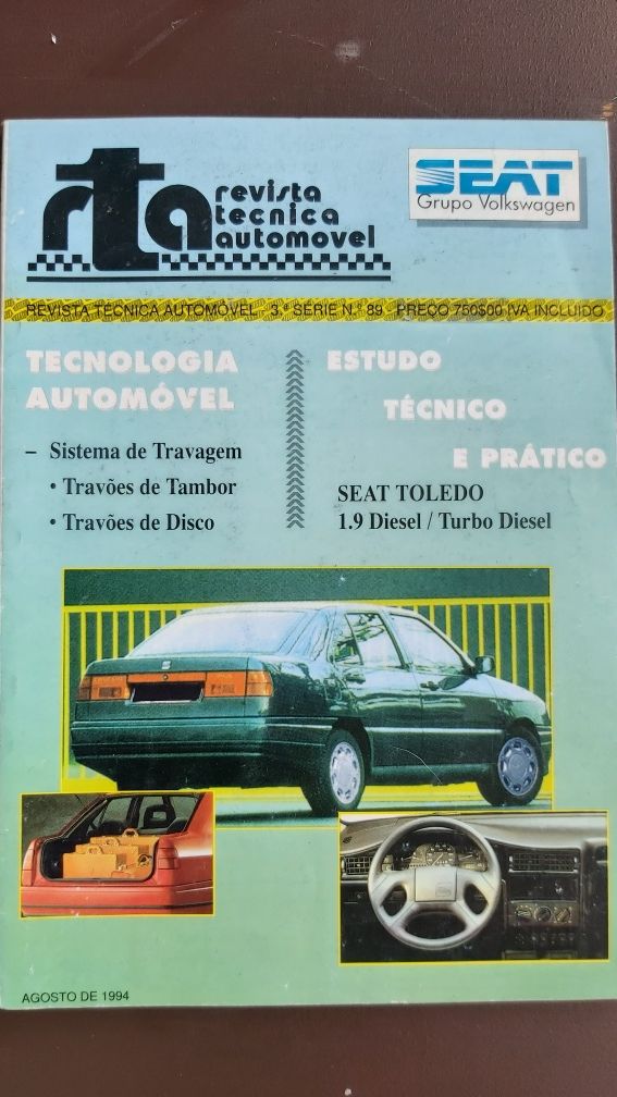 Seat Toledo 1.9D / TD Revista mecânica, manual oficina