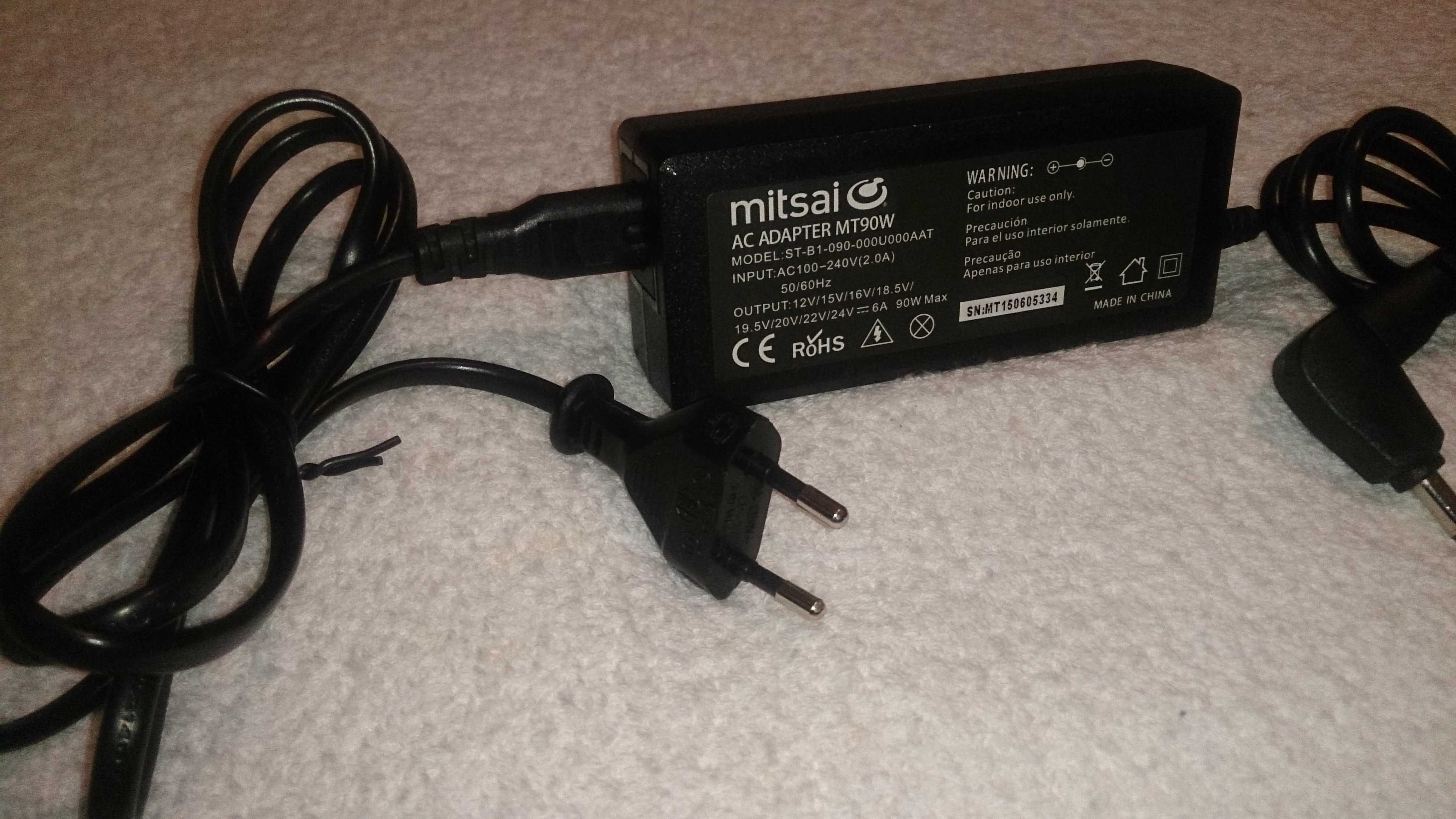 carregador mitsai ac adapter mt90w (para computador)