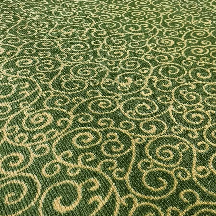 Wykładzina dywanowa zielona obiektowa Vienna do hotelu restauracji