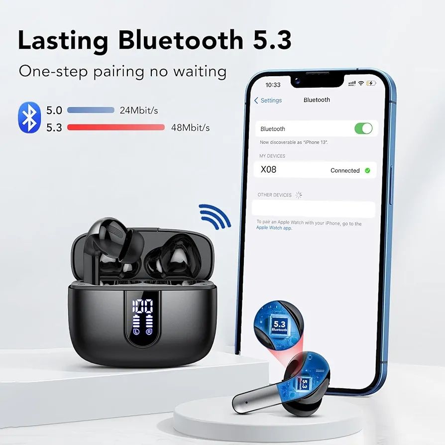 Ikt x08 Earbuds Słuchawki