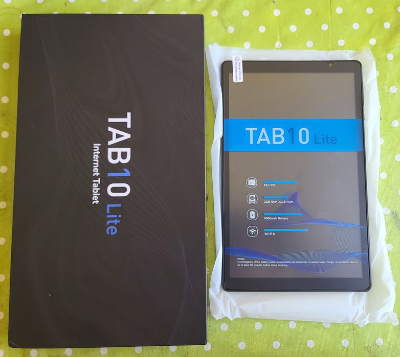 Tablet novo com caixa 10 polegadas.