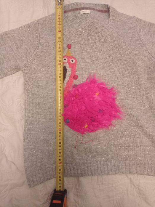 Sweter dziewczęcy Flaming NEXT 12 lat, rozmiar 152. Bluza NEXT flamin