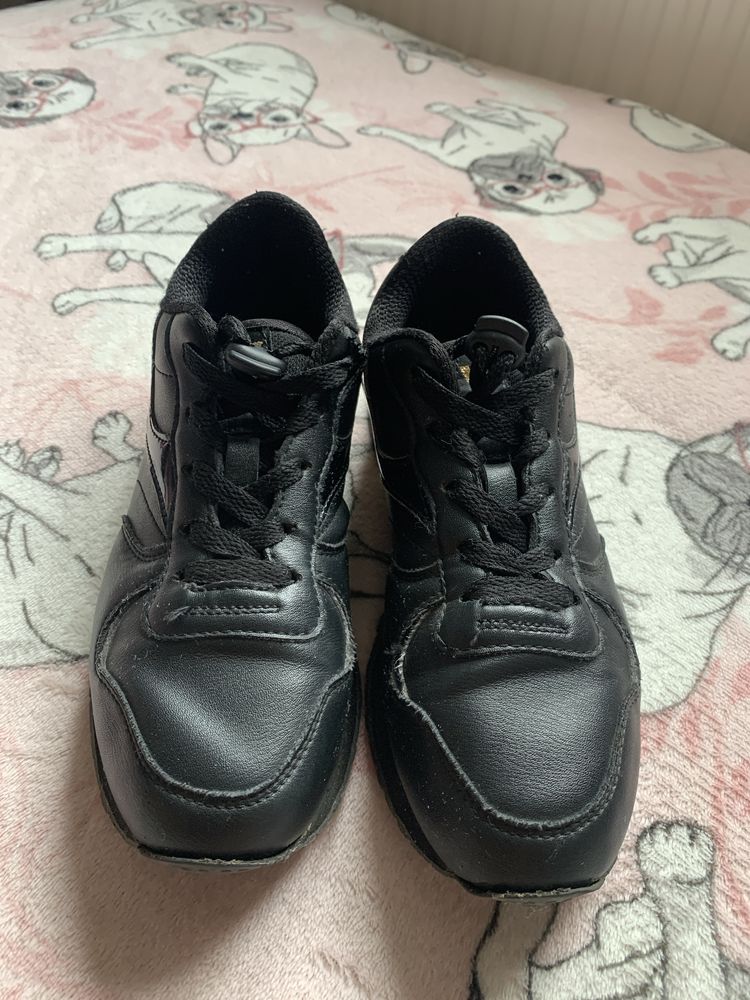 Buty dziewczęce 37 ccc czarne adidasy