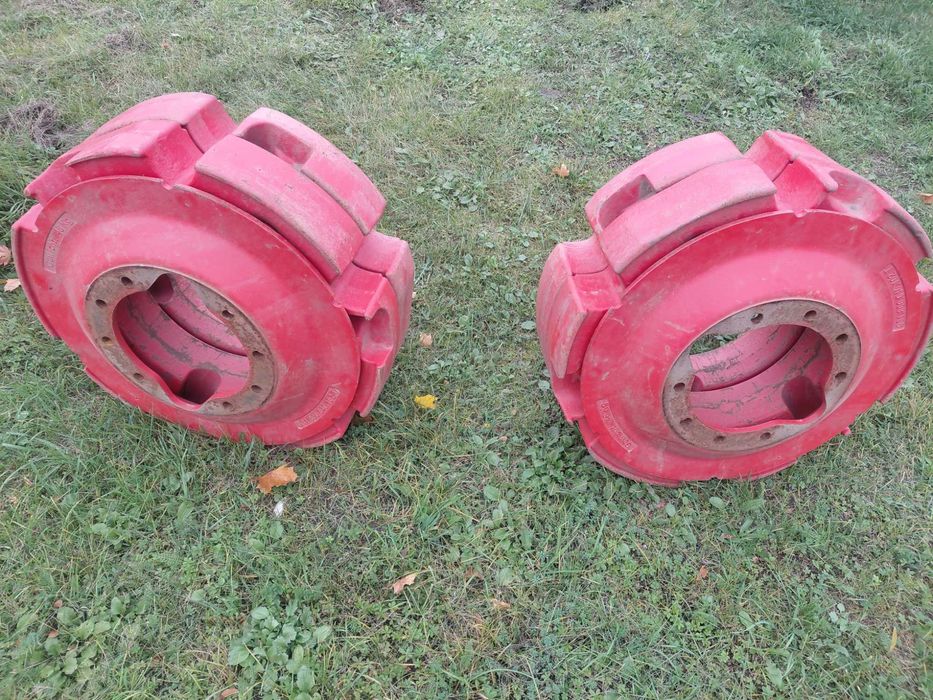 Obciążniki tylnej Fendt 2x600 kg z flanszami