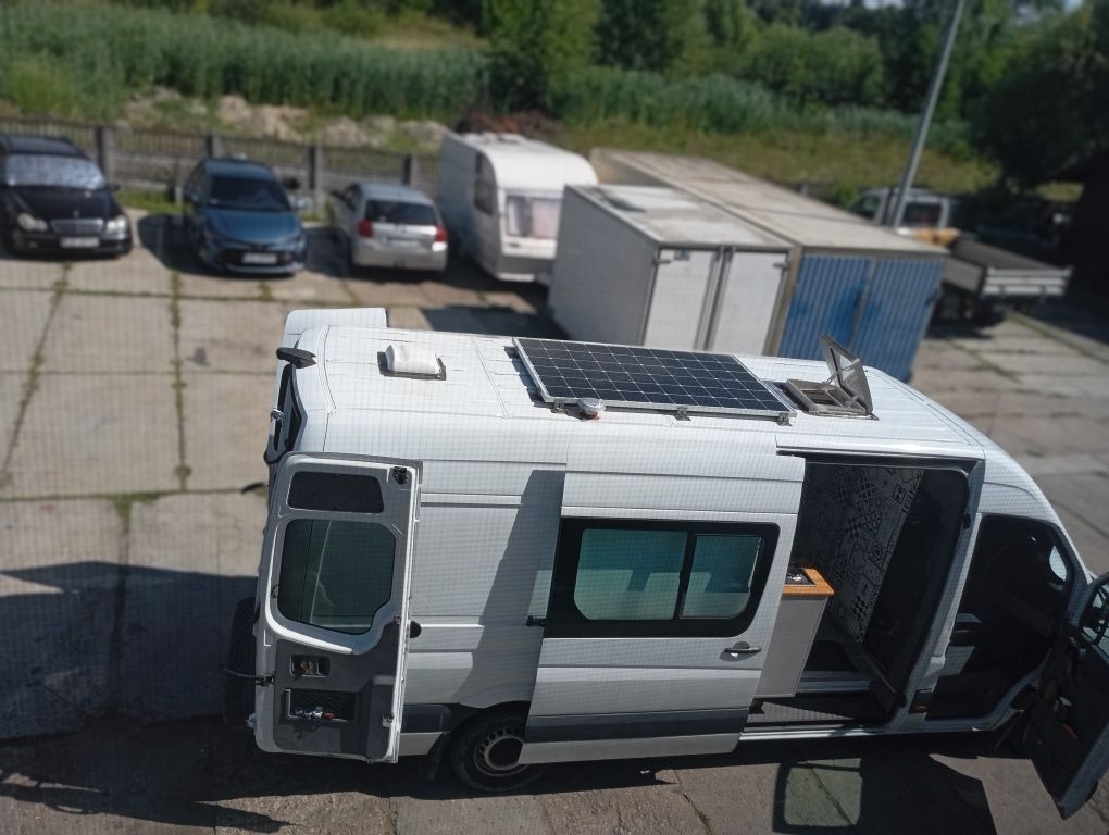 Camper Mercedes sprint mier 906 l4h2 2  zamiana na busa chłodnie