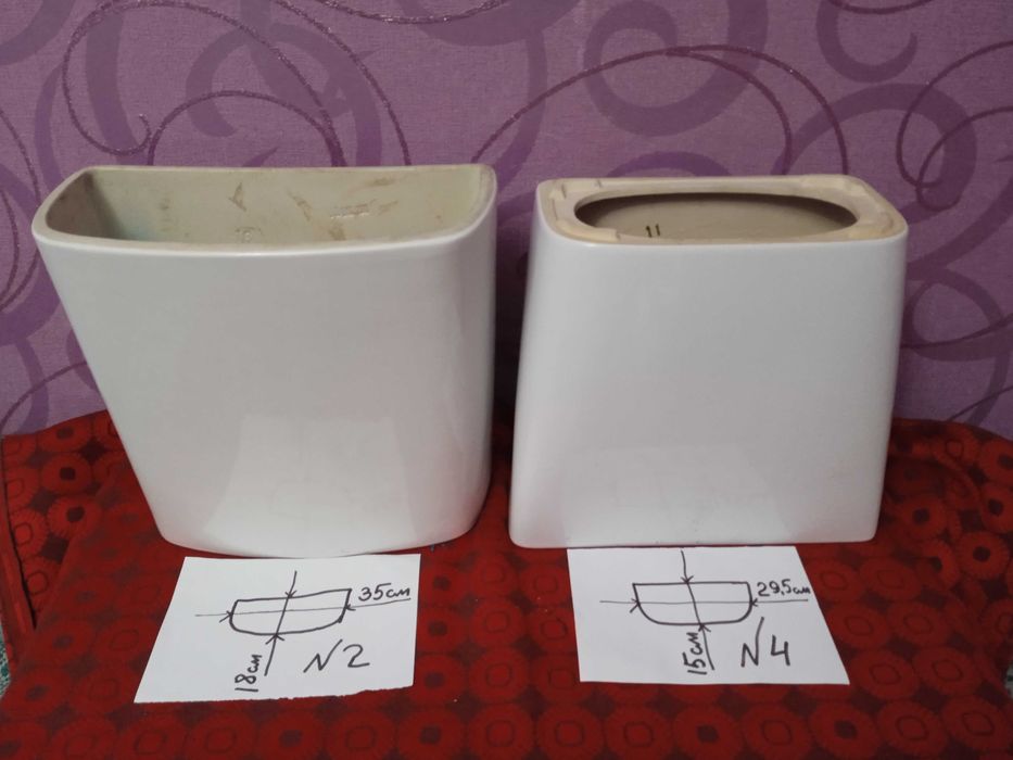 Продам бачки для унитазов без крышек.
