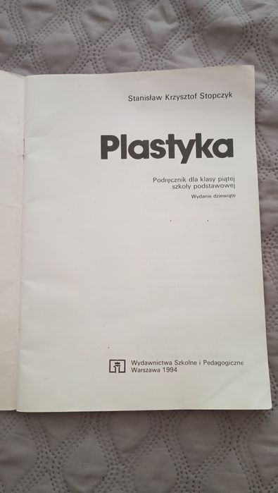 Plastyka klasa 5 podręcznik Stanisław Krzysztof Stopczyk 1994