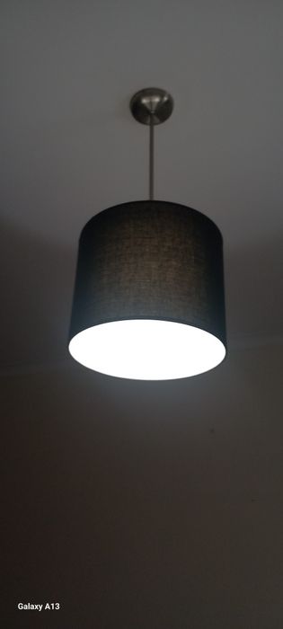 Conjunto de candeeiros pretos