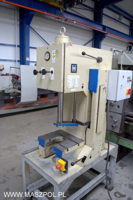 Prasa hydrauliczna WMW VEB Zulenroda PYTE 6,3 - SUPER STAN - FILM