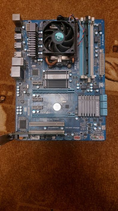 Материнская плата Gigabyte GA-970A-D3, процессор Amd 6300, опер. памят