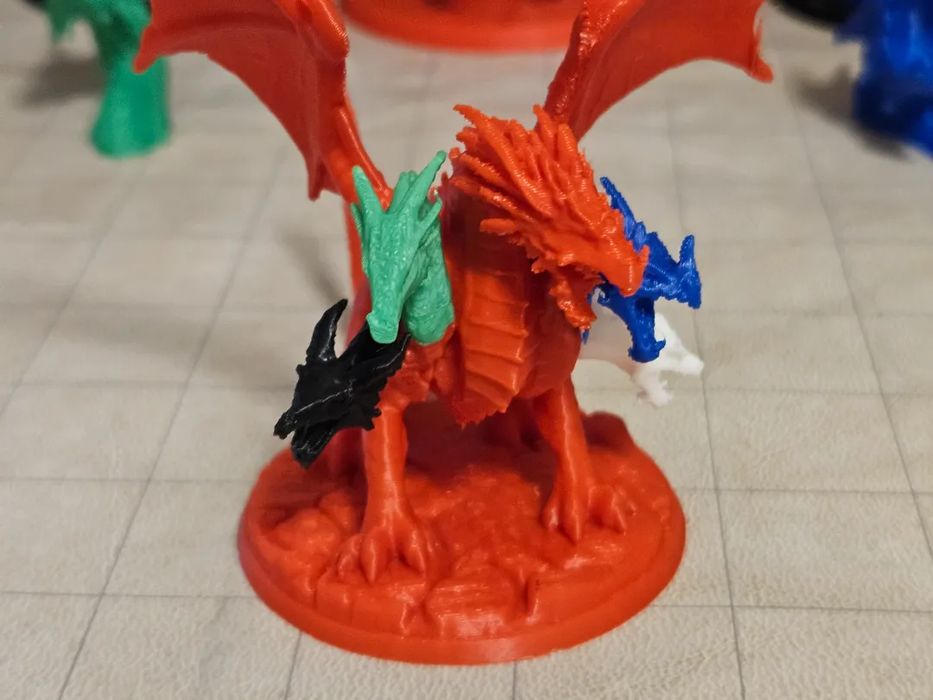 Miniatura Tiamat D&D Gerada por IA
