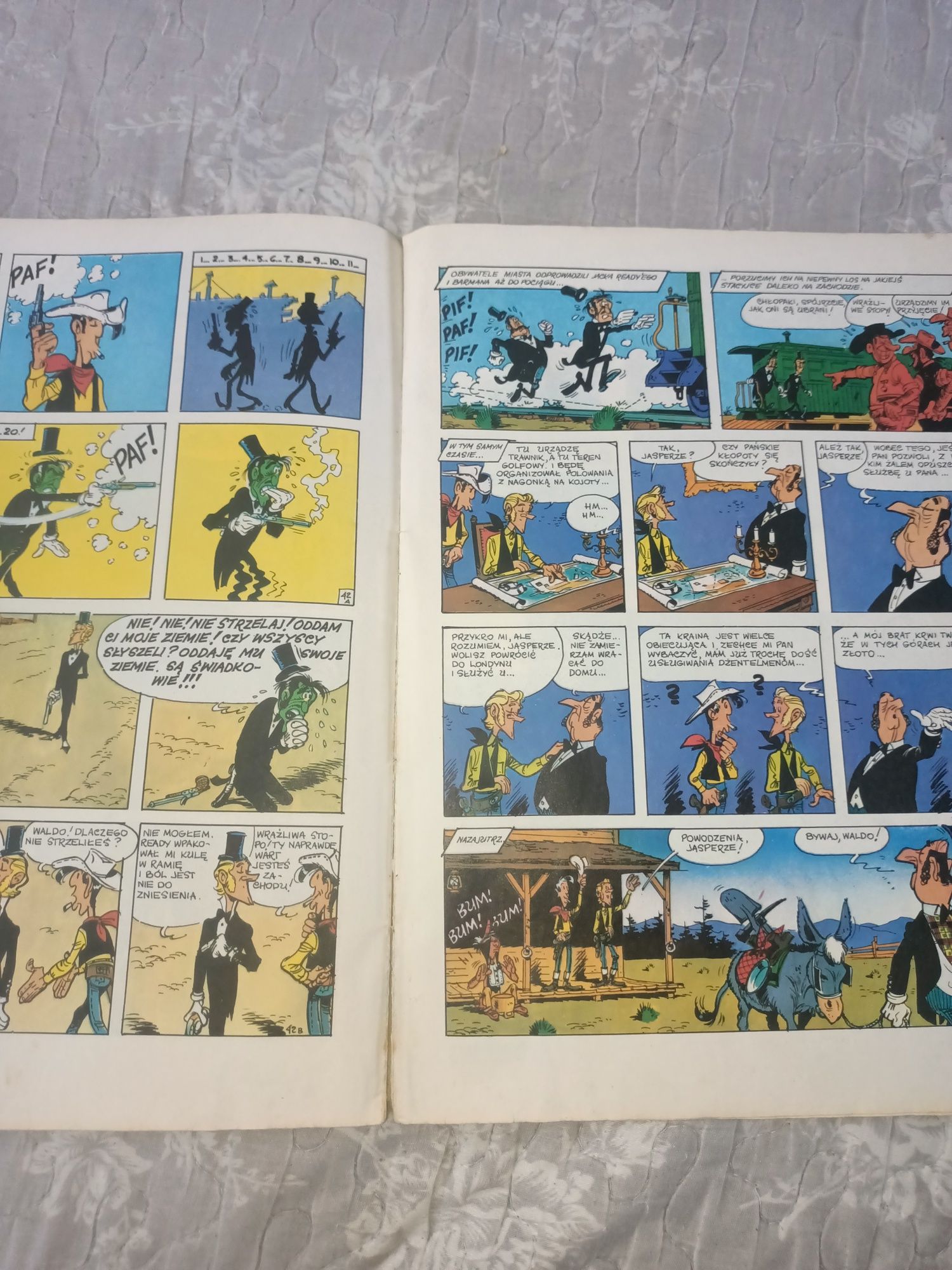 Wrażliwa stopa Lucky Luke komiks z 1968