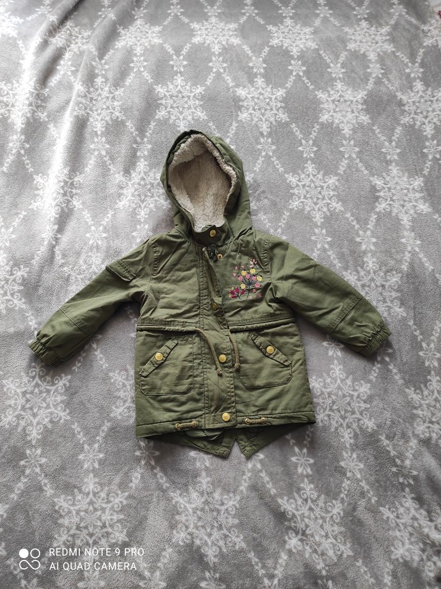 Kurtka parka rozmiar 92