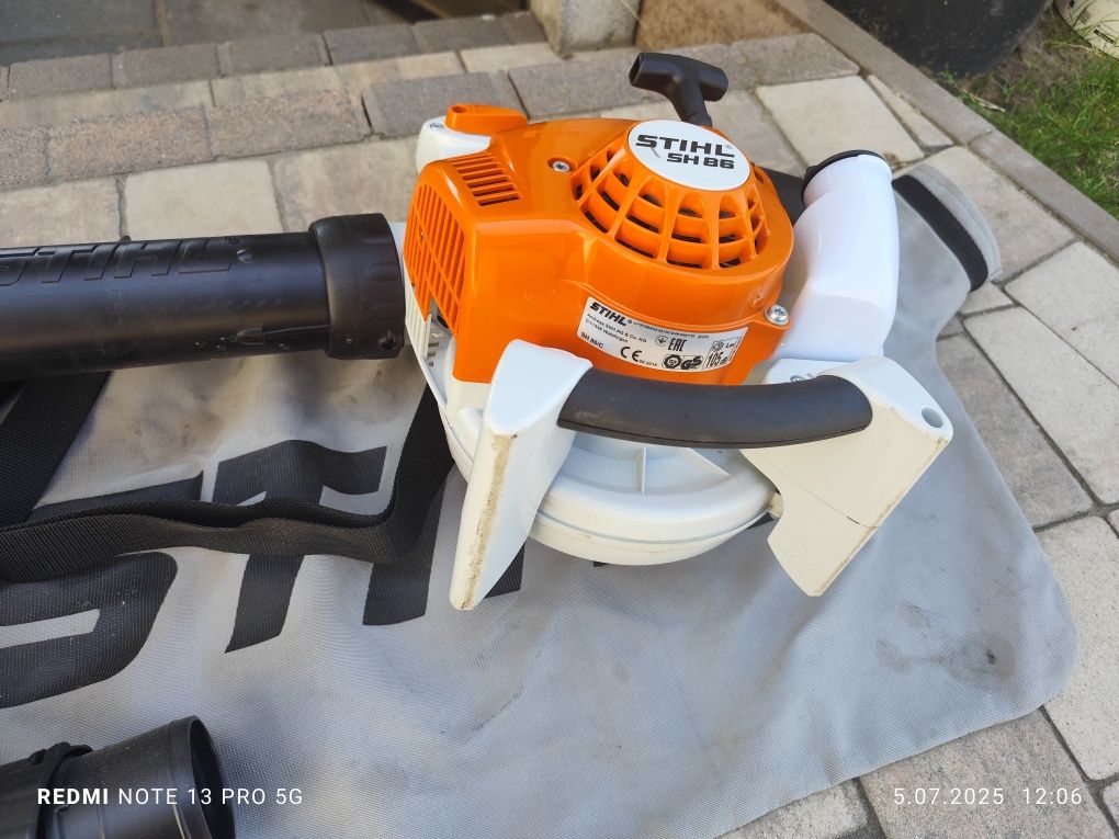 Dmuchawa odkurzacz spalinowy do liści Stihl SH 86