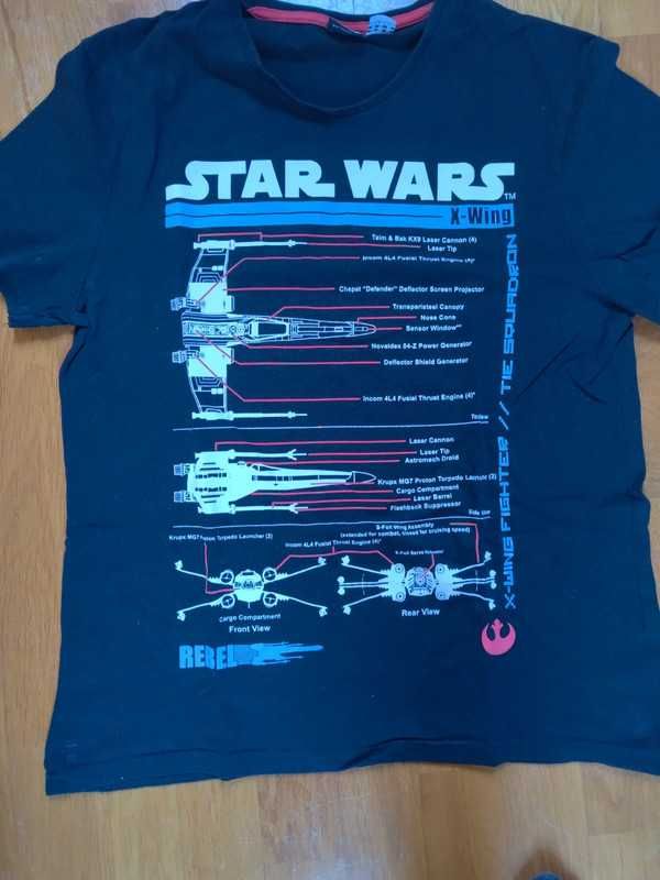Czarna koszulka Star Wars
