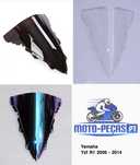 viseira nova yamaha yzf R1 ano 2009 ate 2014   vidro bolha
