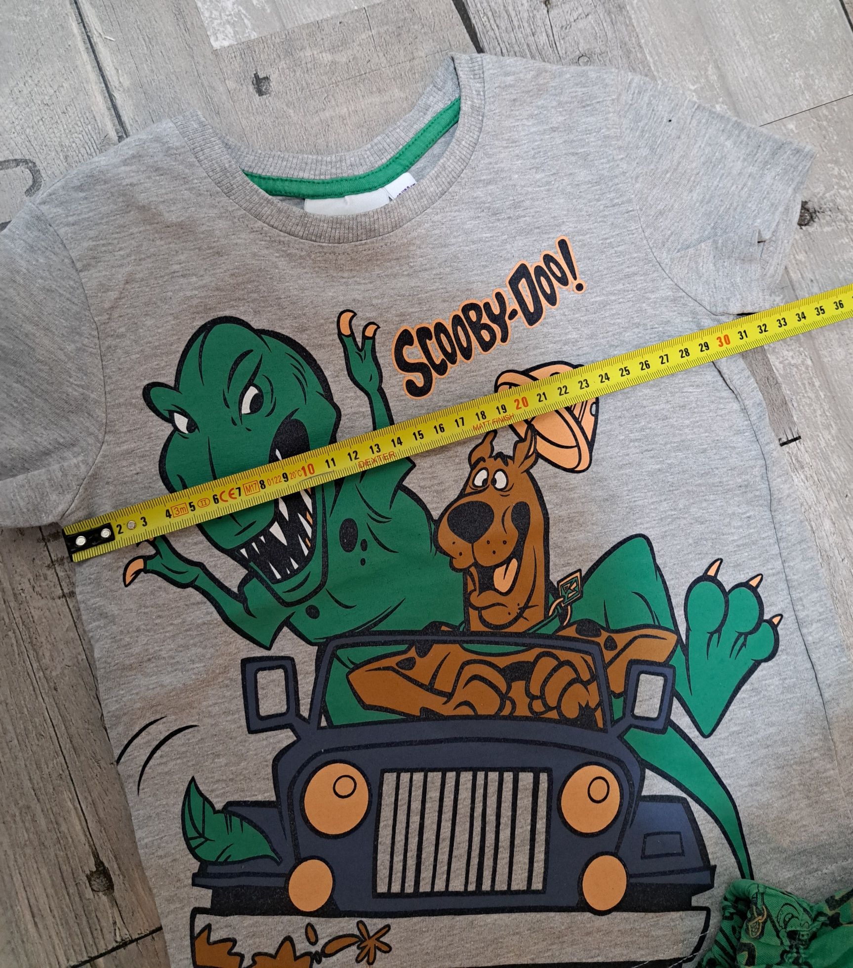 Piżama dwuczęściowa letnia Scooby - doo rozmiar 98 104