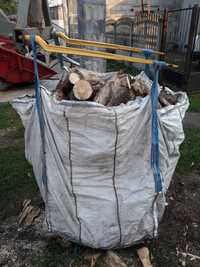 Drewno opałowe w big bagu