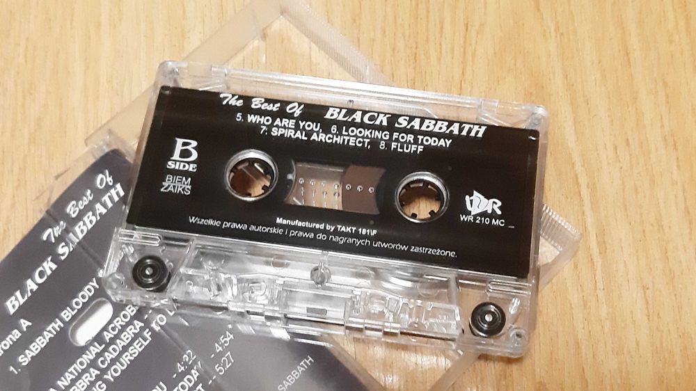 Black Sabbath the Best of kaseta