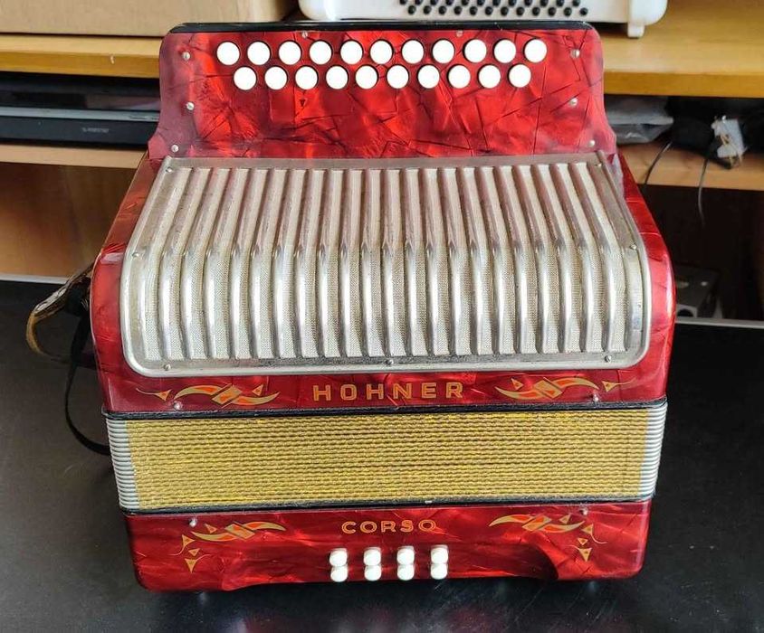Concertina Hohner Corso 3° voz Sol Dó