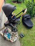 Коляска Cybex Priam Platinum 3в1 +автокрісло Karolina Kurkova