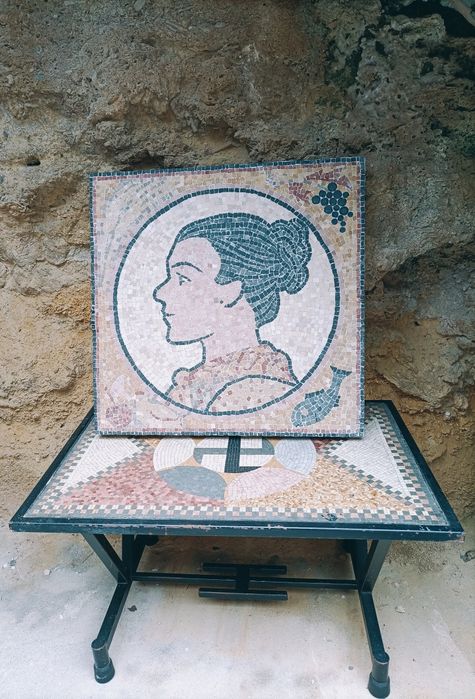 Mosaíco "A Vendedora do Mercado"