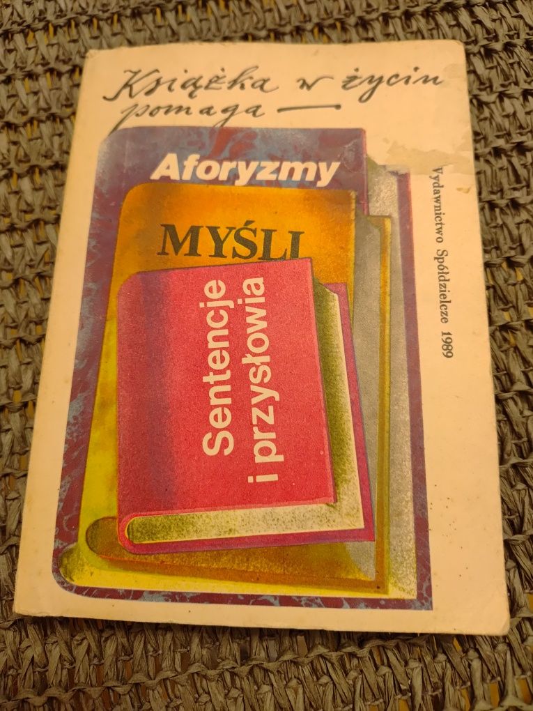 Aforyzmy myśli sentencje i przysłowia